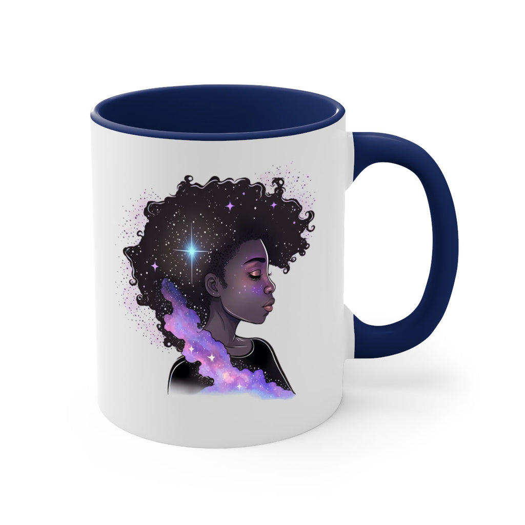 Sparkling Black Girl Design 4#- Black women - Girls-Mug / Coffee Cup