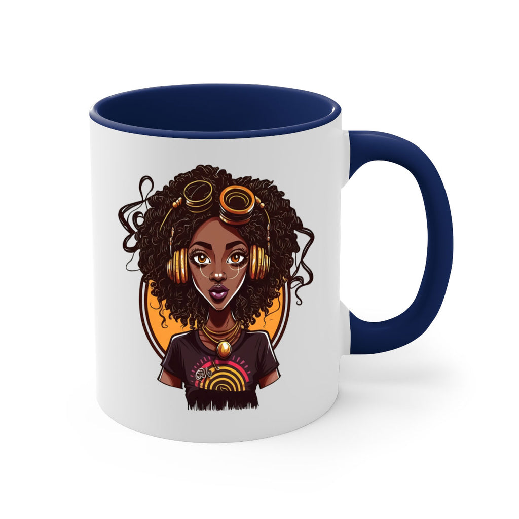 Sparkling Black Girl Design 5#- Black women - Girls-Mug / Coffee Cup