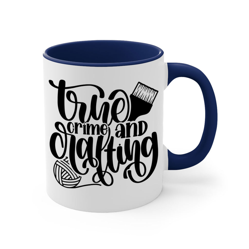 True Crime And Crafting 3#- crafting-Mug / Coffee Cup