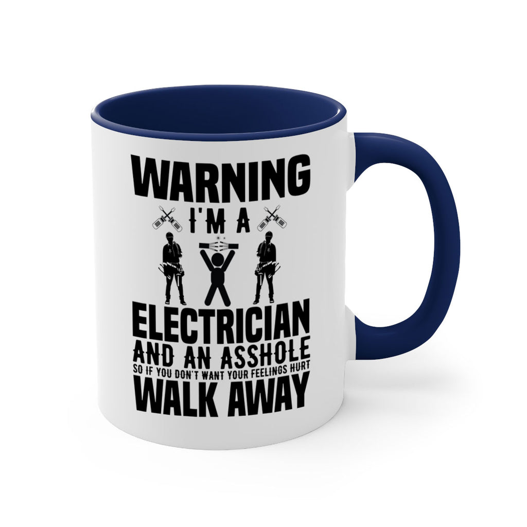 Warning Style 4#- electrician-Mug / Coffee Cup