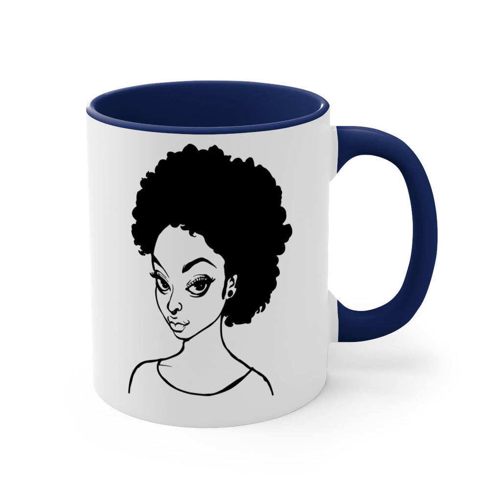 afro woman girl lady 68#- Black women - Girls-Mug / Coffee Cup