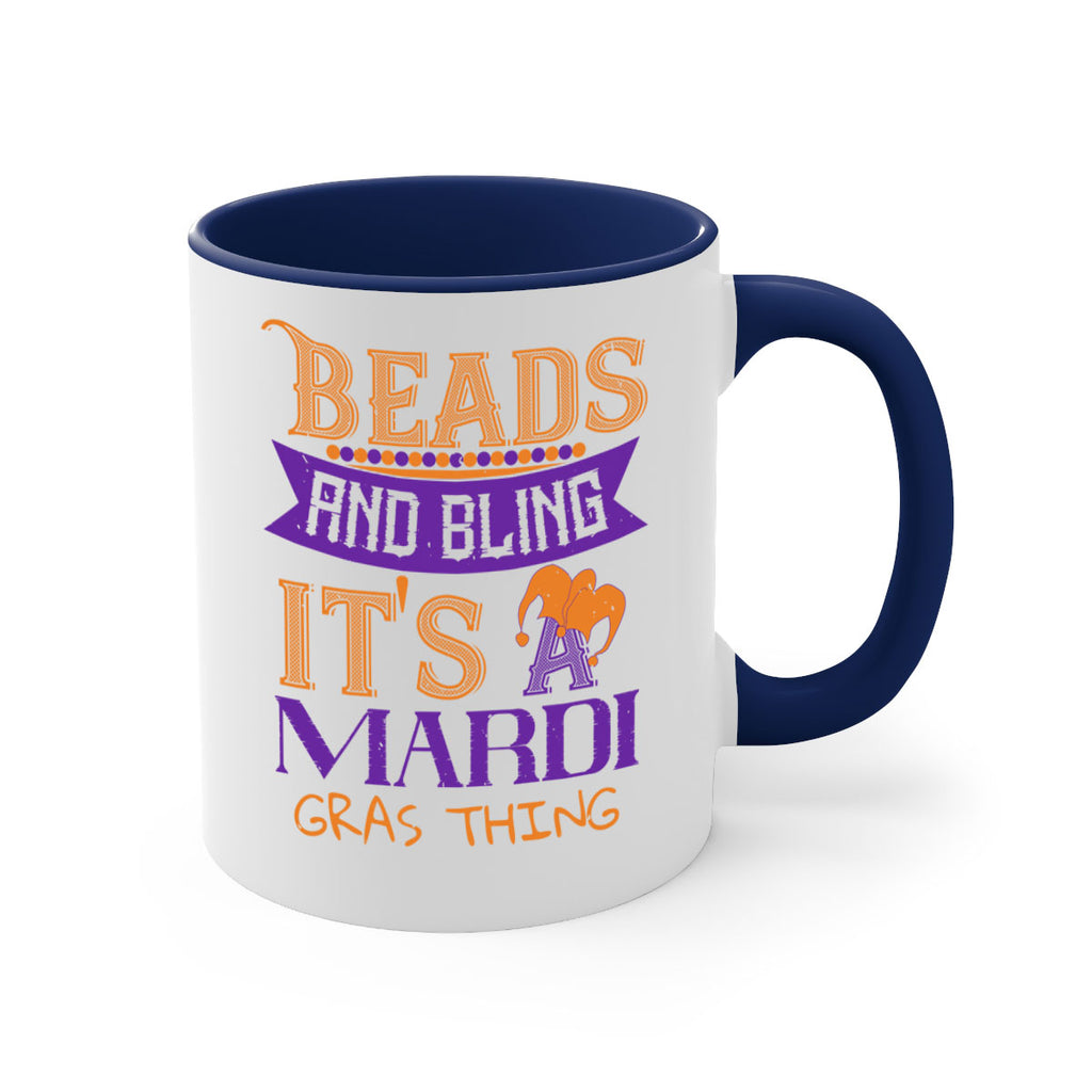 beads and bling its a mardi gras thing 51#- mardi gras-Mug / Coffee Cup