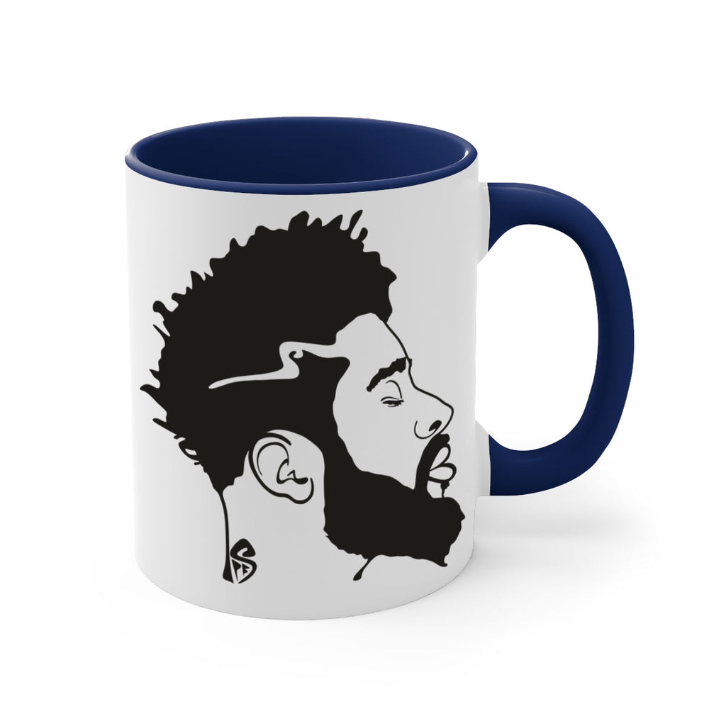 beardman 59#- Black men - Boys-Mug / Coffee Cup