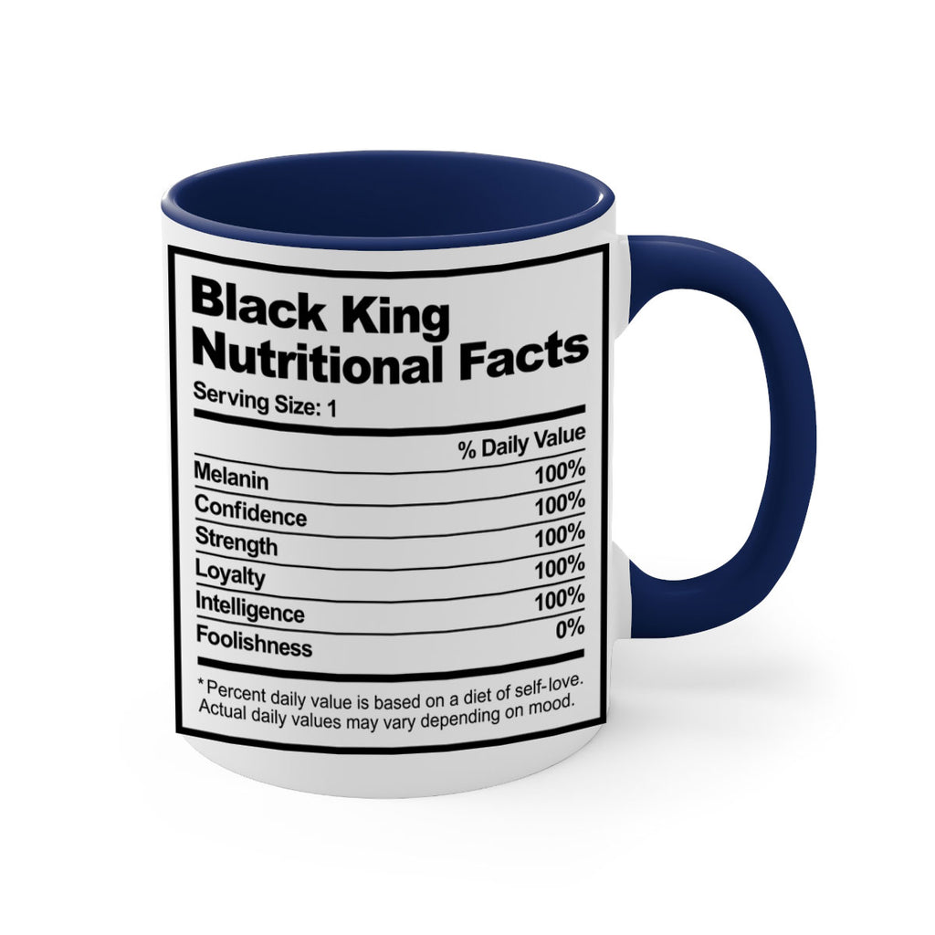 black king nutritional facts 231#- black words - phrases-Mug / Coffee Cup