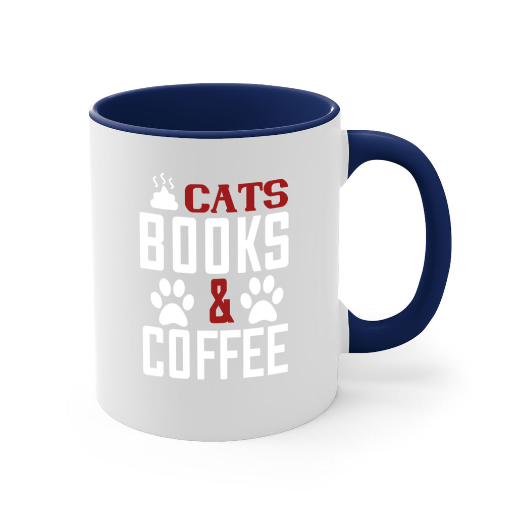 cats books and coffee Style 38#- cat-Mug / Coffee Cup