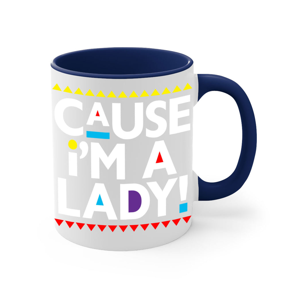 causeimalady 189#- black words - phrases-Mug / Coffee Cup