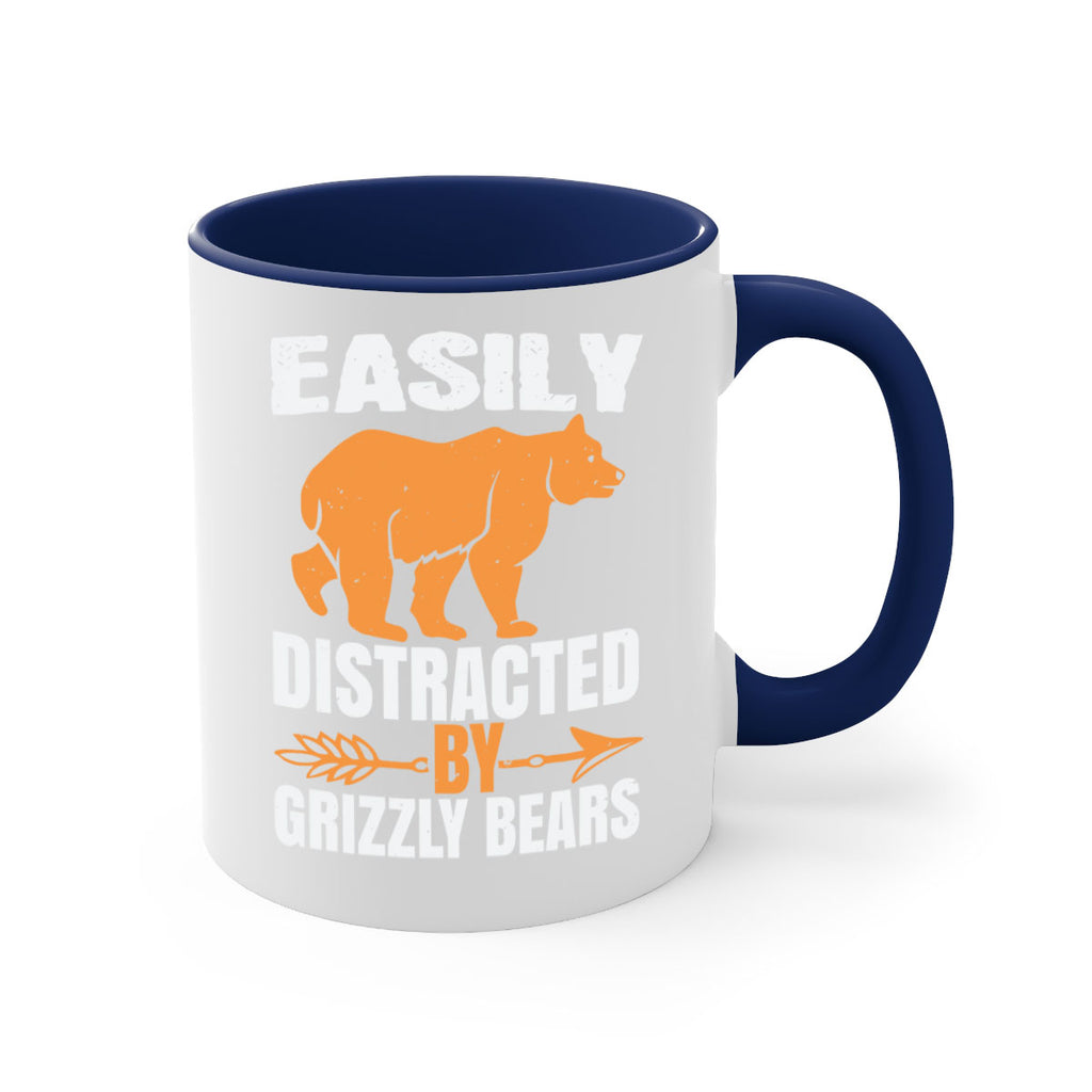 easily distracted by grizzly bears 1#- bear-Mug / Coffee Cup