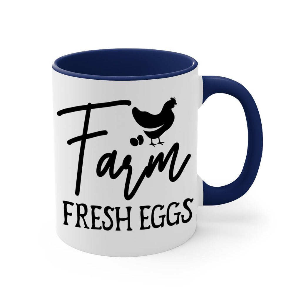 farm fresh eggs design 104#- kitchen-Mug / Coffee Cup