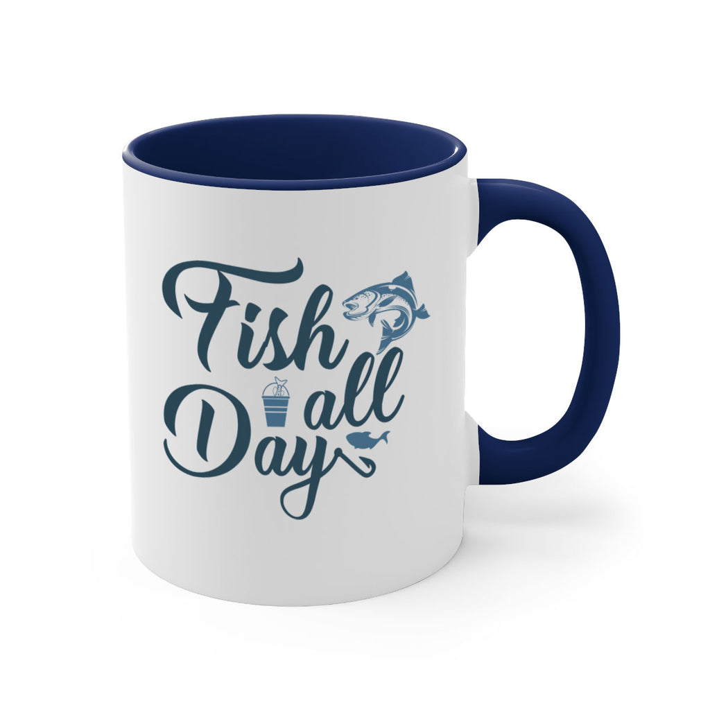 fish all day 156#- fishing-Mug / Coffee Cup