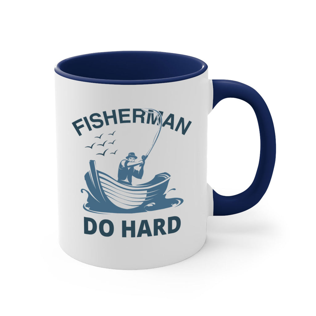 fisher man do hard 155#- fishing-Mug / Coffee Cup