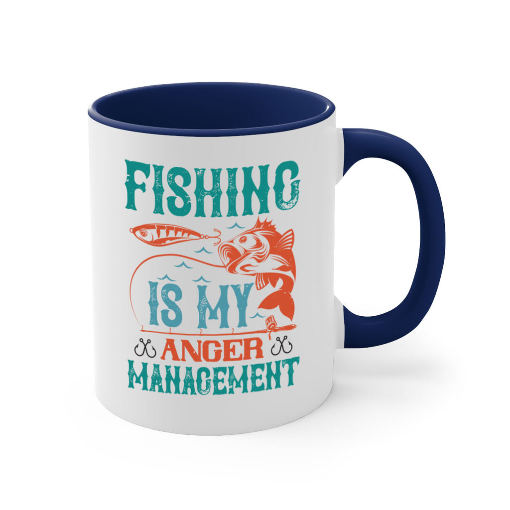fishing is my anger management 144#- fishing-Mug / Coffee Cup