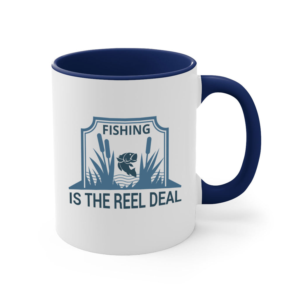 fishing is the real deal 138#- fishing-Mug / Coffee Cup