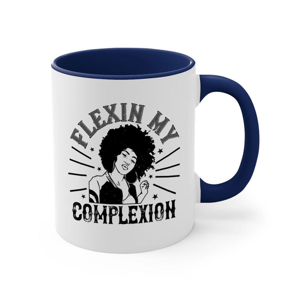 flexin my complexion Style 34#- Afro - Black-Mug / Coffee Cup