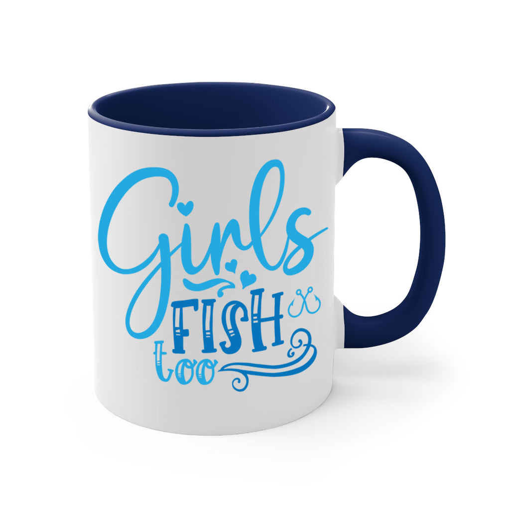 girls fish too 221#- fishing-Mug / Coffee Cup