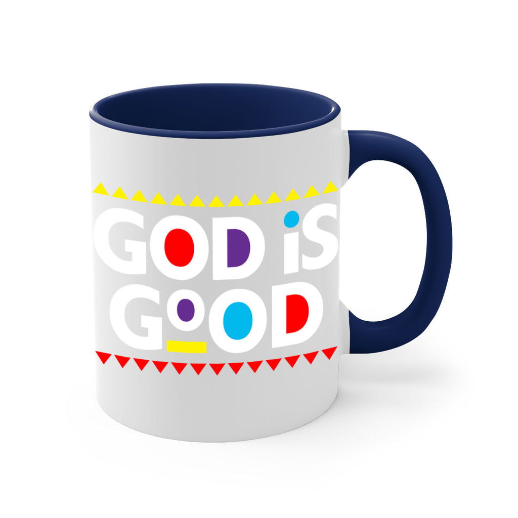 god is good 143#- black words - phrases-Mug / Coffee Cup