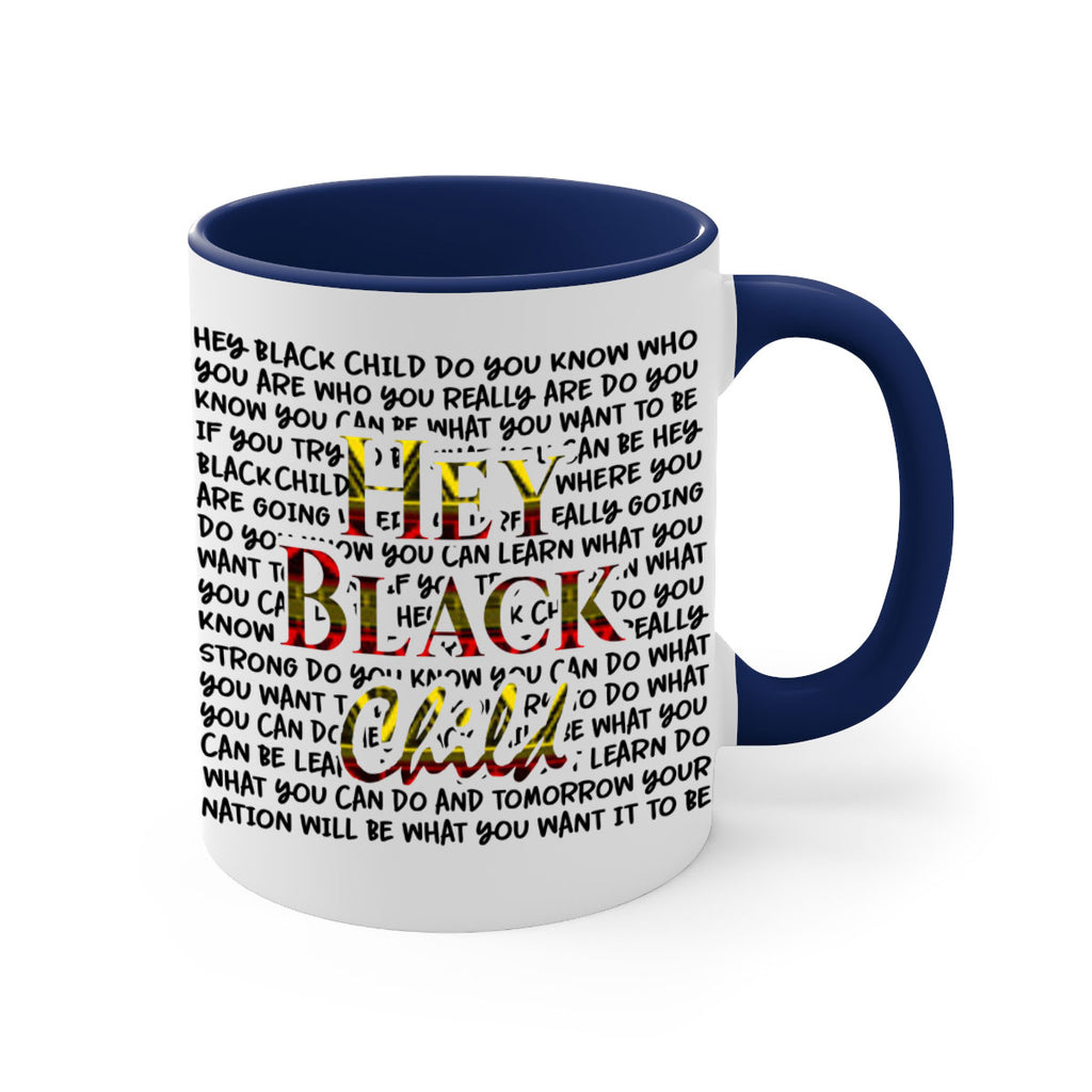 hey black child 128#- black words - phrases-Mug / Coffee Cup