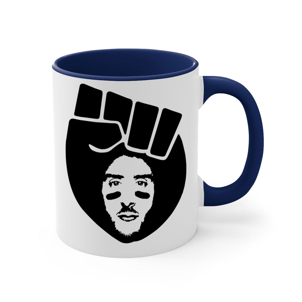 kaepernick fist hair 22#- Black men - Boys-Mug / Coffee Cup