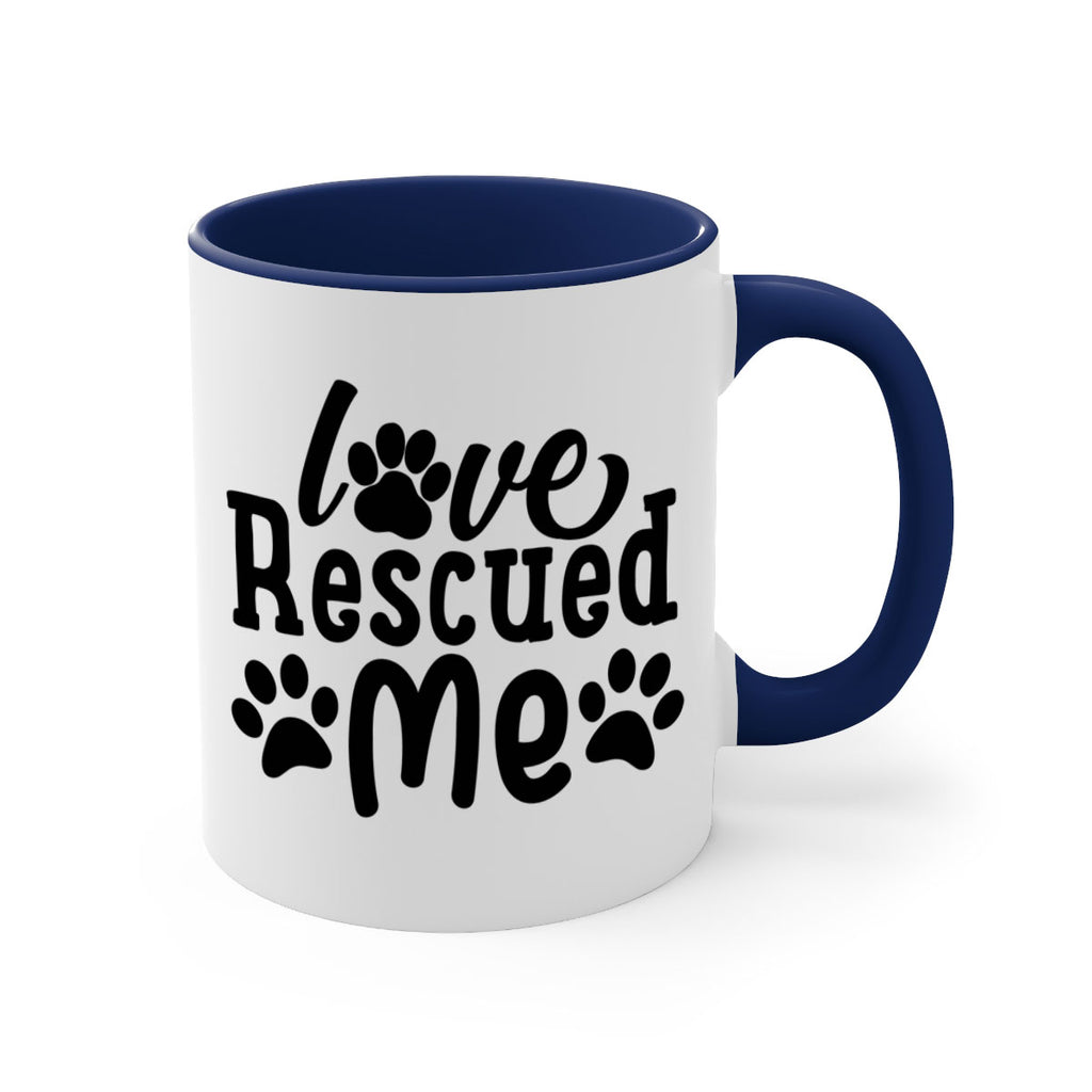 love rescued me Style 72#- Dog-Mug / Coffee Cup