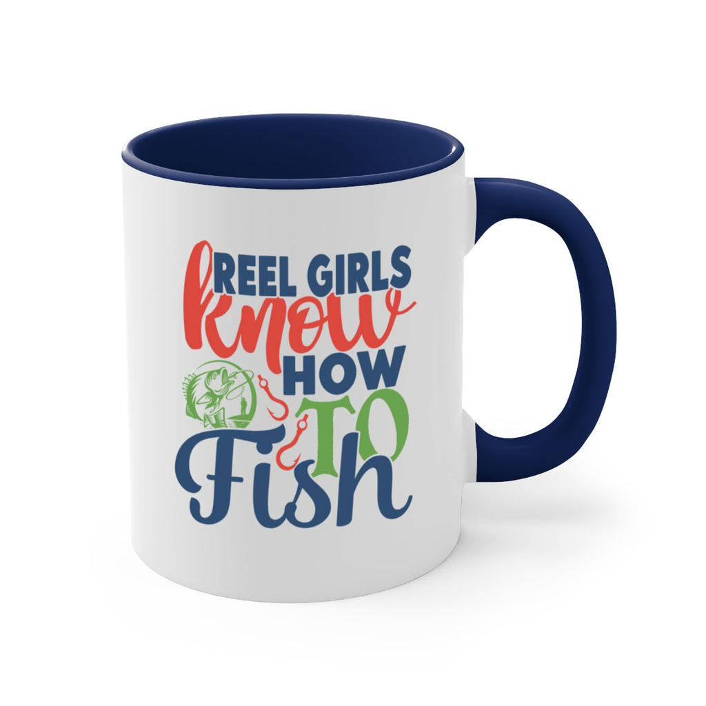 reel girls know how to fish 197#- fishing-Mug / Coffee Cup