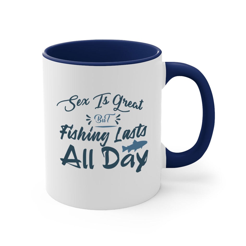 sex is great but 40#- fishing-Mug / Coffee Cup