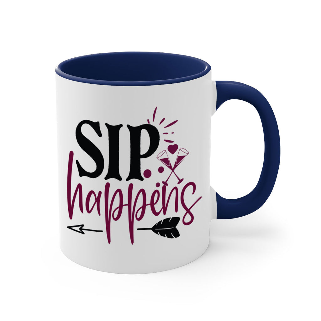 sip happens 164#- wine-Mug / Coffee Cup