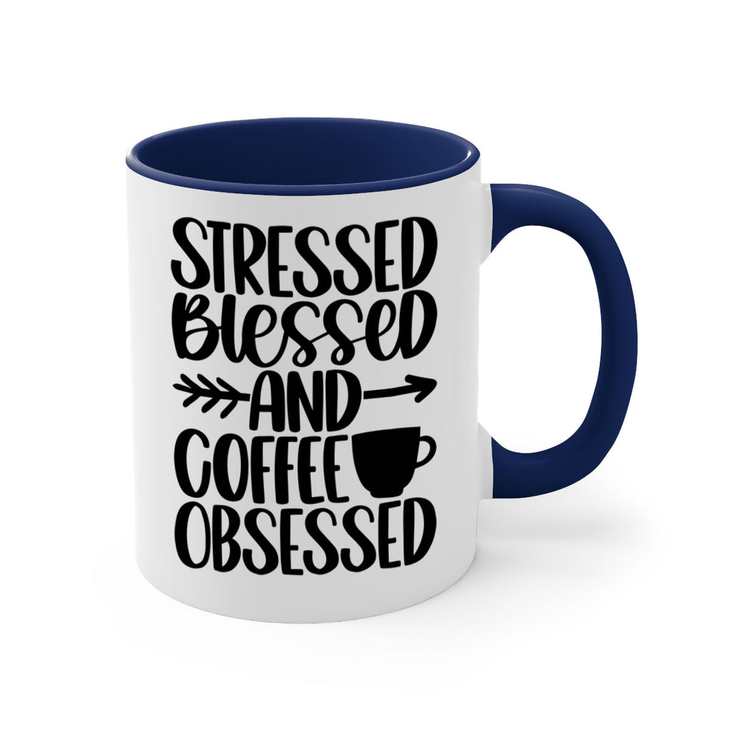 stressed blessed and 26#- coffee-Mug / Coffee Cup
