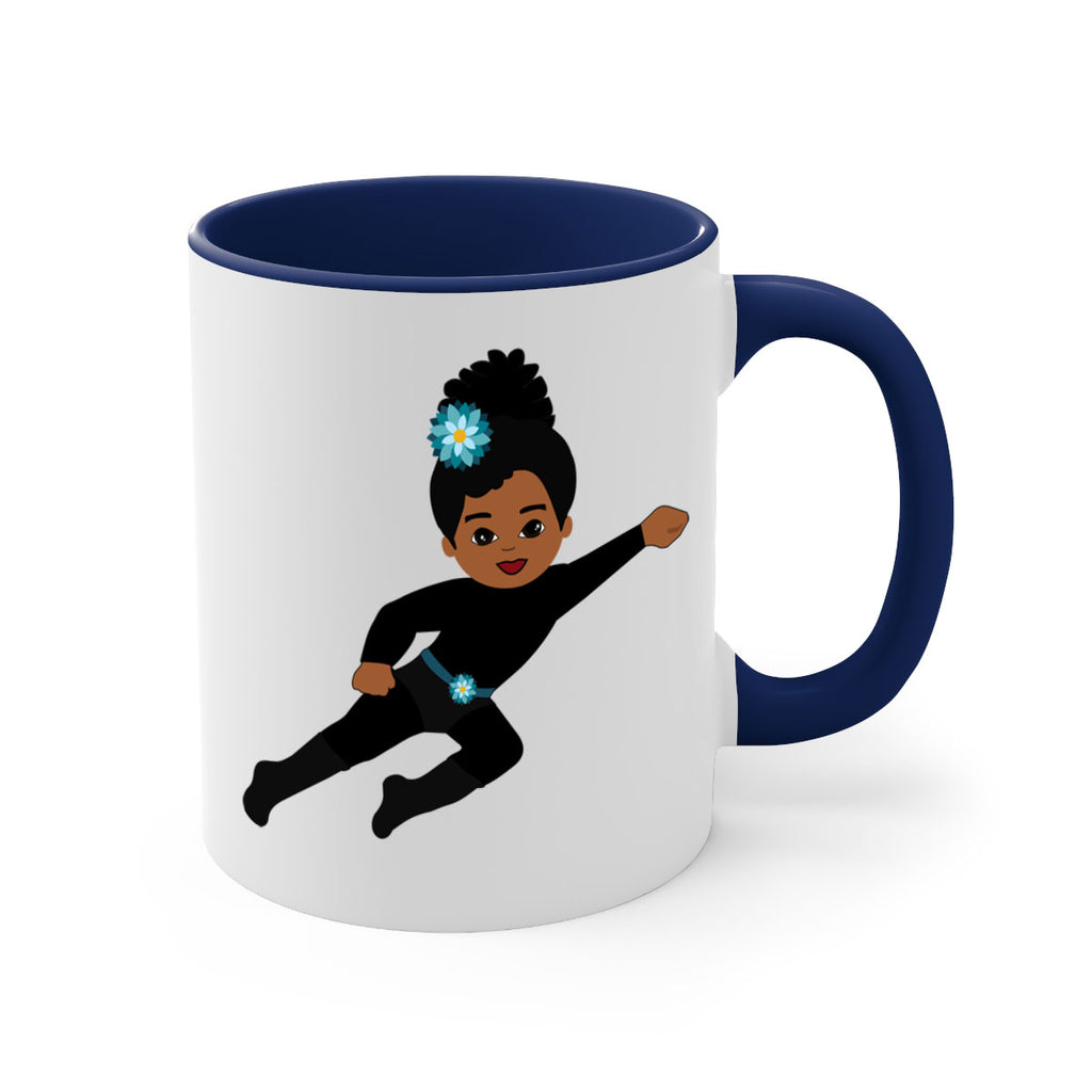 super kids girl 10#- Black women - Girls-Mug / Coffee Cup