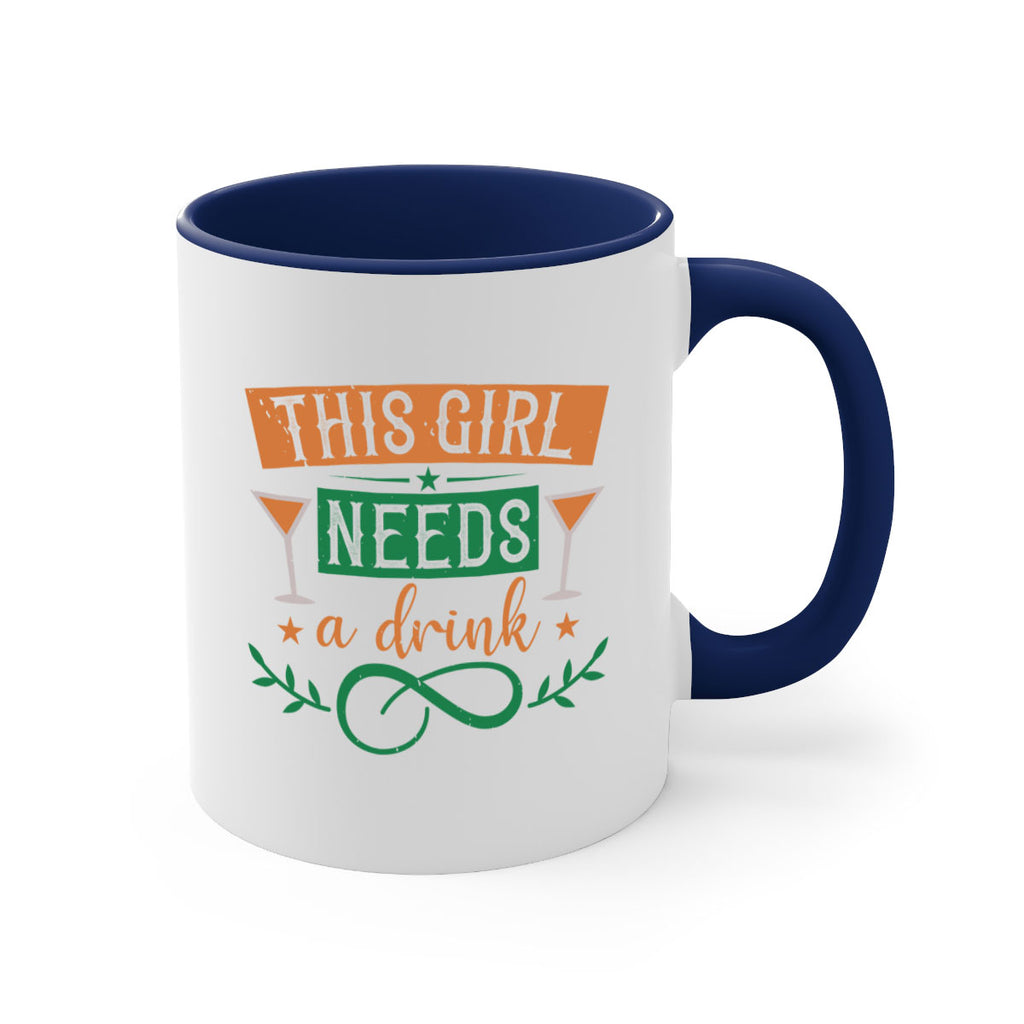 this girl needs a drink 36#- mardi gras-Mug / Coffee Cup