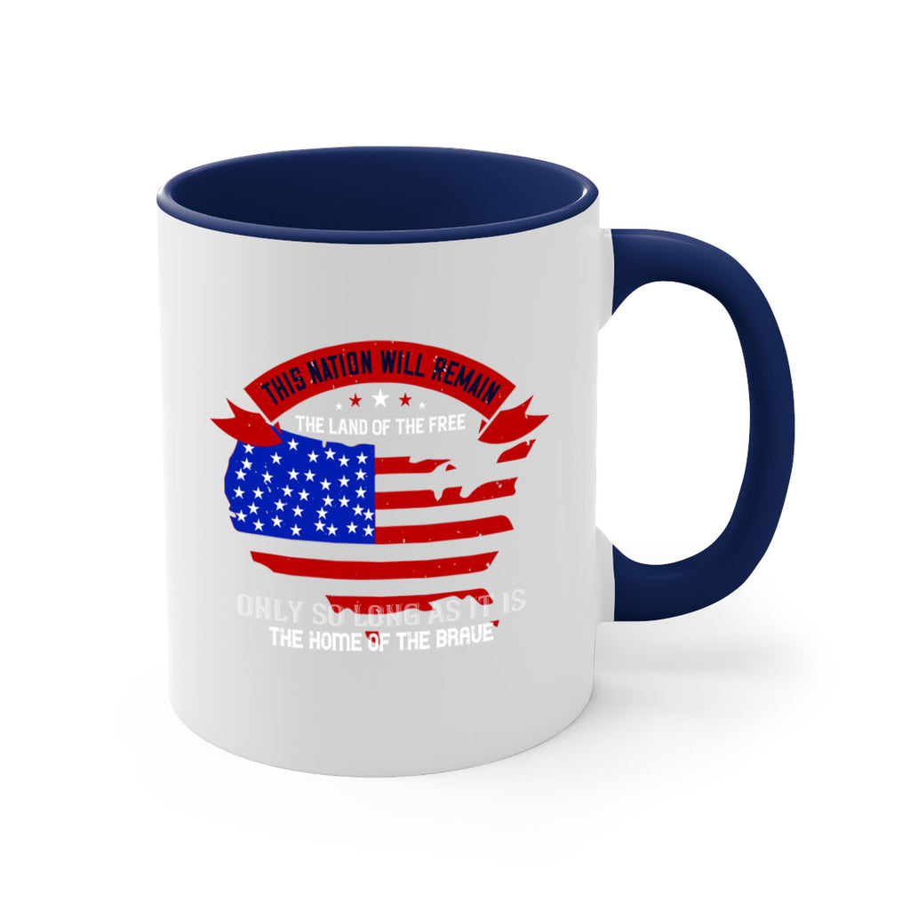 this nation will remain the land of the free only so long as it is the home of the brave 84#- veterns day-Mug / Coffee Cup