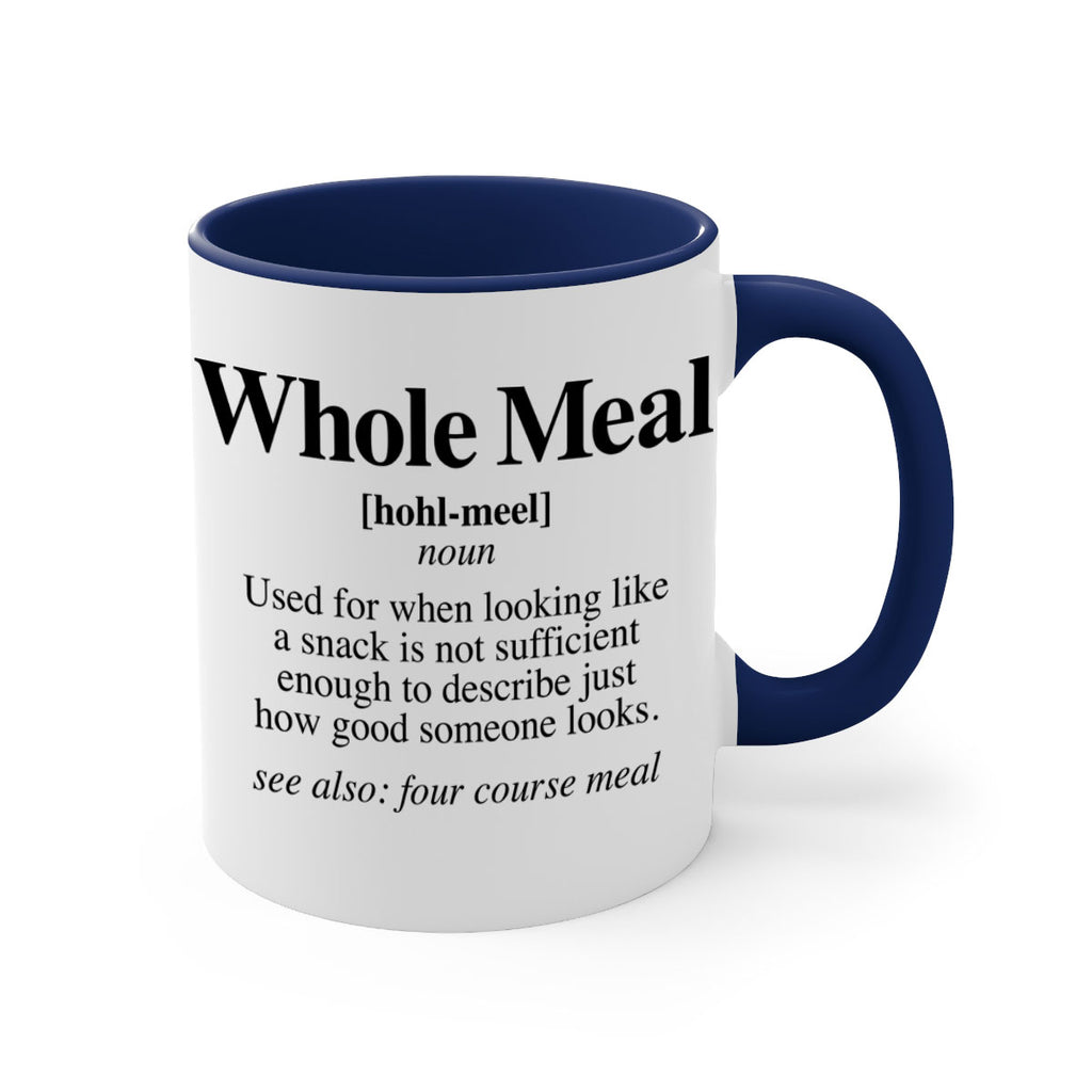 whole meal 10#- black words - phrases-Mug / Coffee Cup