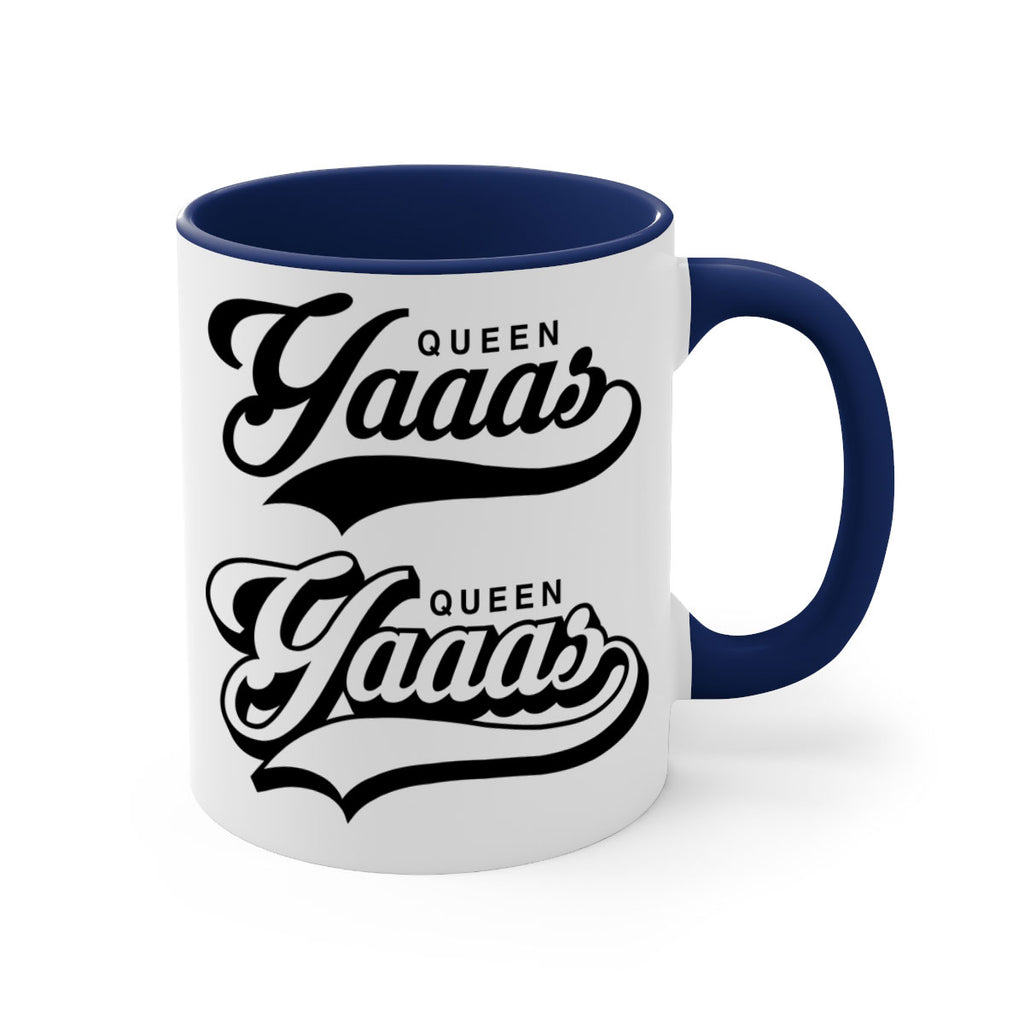 yaaas queen script 6#- black words - phrases-Mug / Coffee Cup