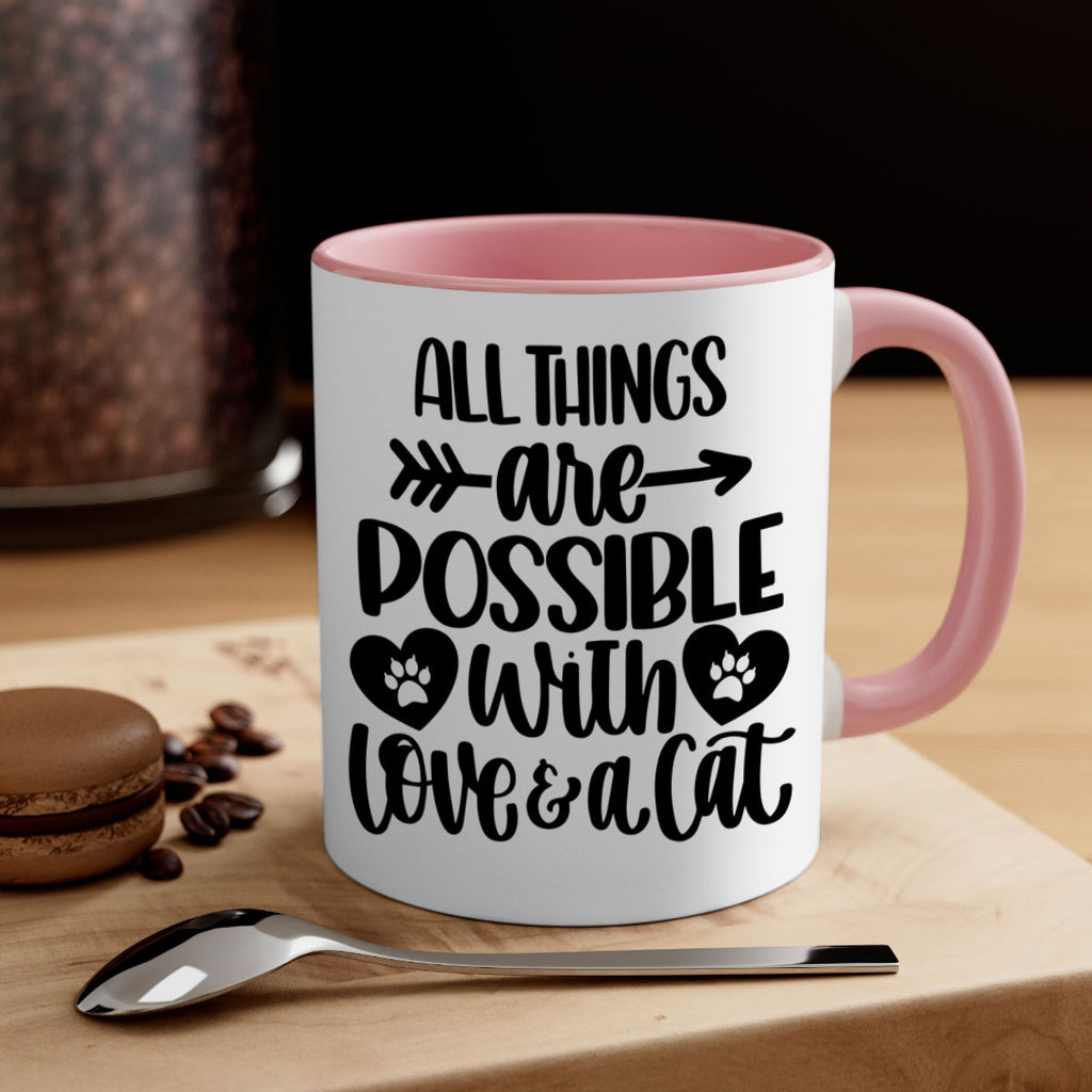All Things Are Possible Style 75#- cat-Mug / Coffee Cup