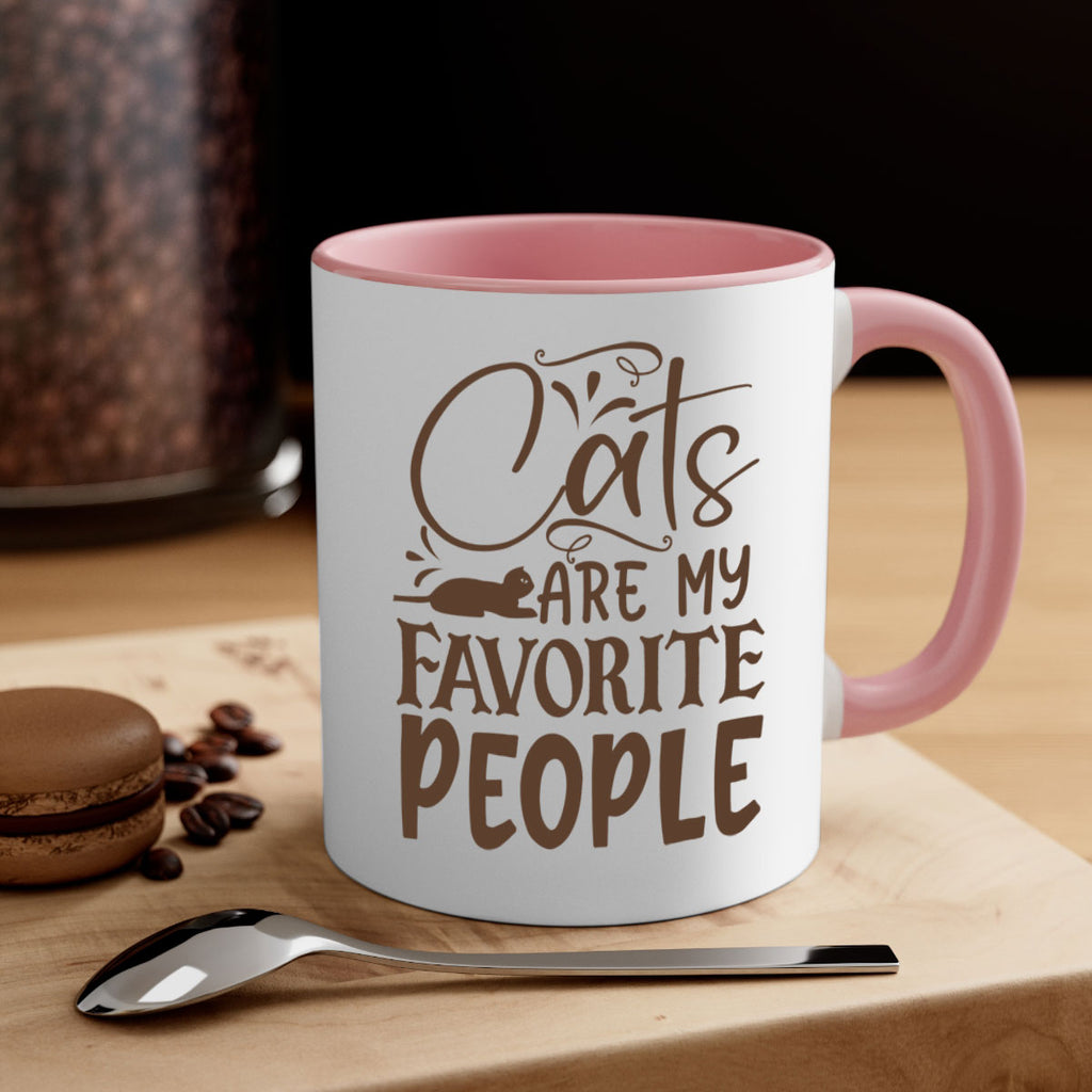 Cats Are My Favorite People Style 7#- cat-Mug / Coffee Cup