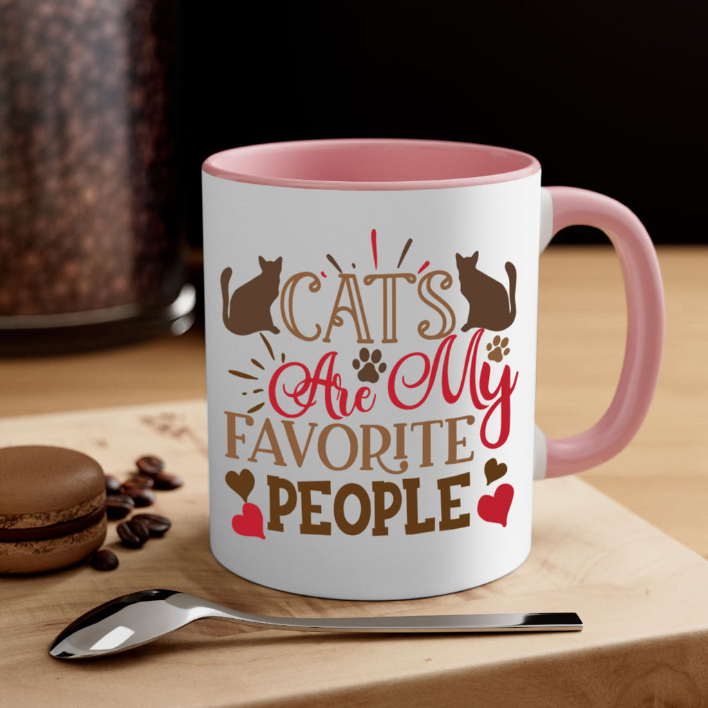Cats Are My Favorite People Style 8#- cat-Mug / Coffee Cup