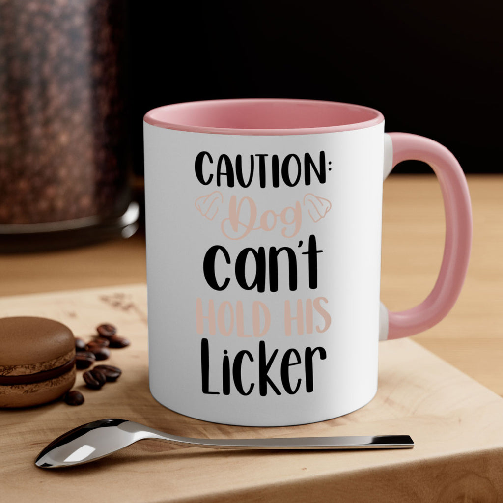 Caution Dog Cant Hold Style 31#- Dog-Mug / Coffee Cup