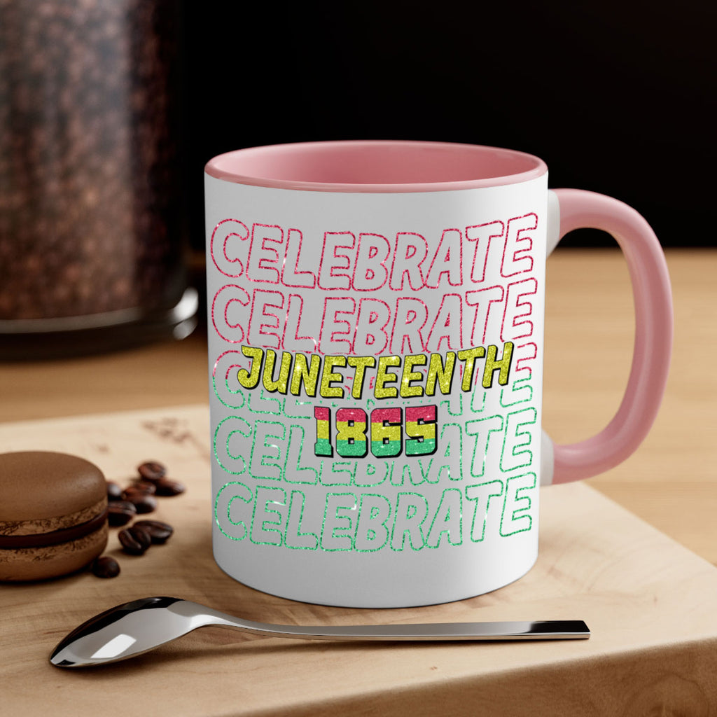 Celabrate Juneteenth Since 1865 Png 18#- juneteenth-Mug / Coffee Cup