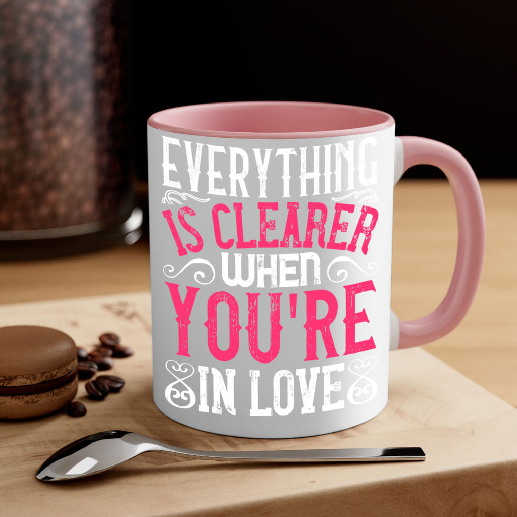 Everything is clearer when youre in love Style 48#- Dog-Mug / Coffee Cup