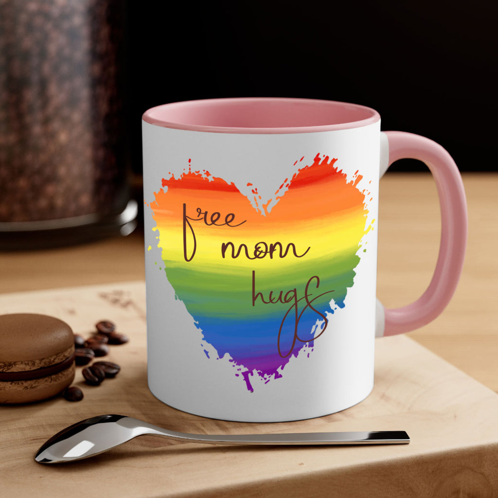 Free Mom Hugs Rainbow Pride Lgbt Png 35#- lgbt-Mug / Coffee Cup