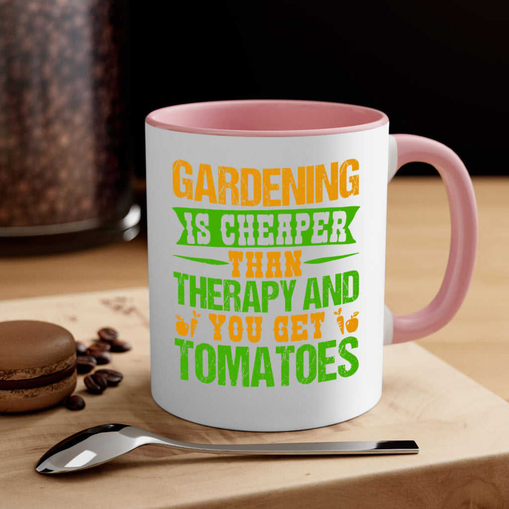 Gardening is cheaper than therapy 63#- Farm and garden-Mug / Coffee Cup