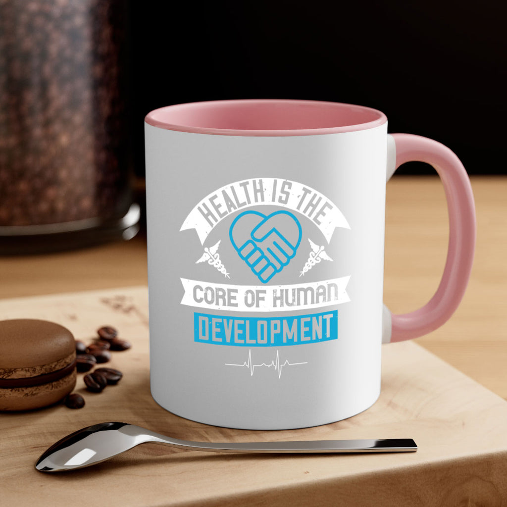 Health is the core of human development Style 41#- World Health-Mug / Coffee Cup