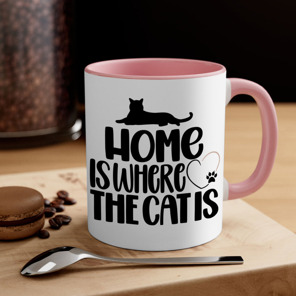 Home Is Where The Cat is Style 93#- cat-Mug / Coffee Cup