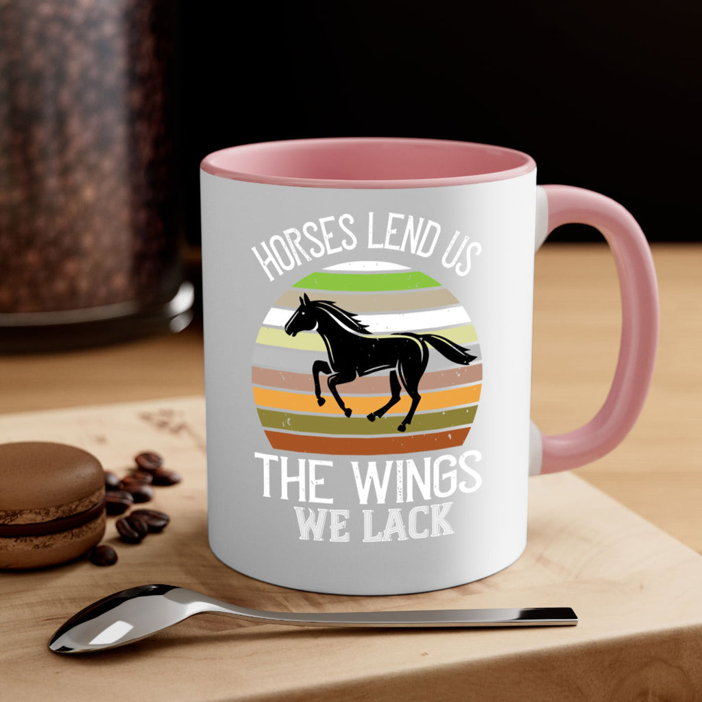 Horses lend us the wings we lack Style 43#- horse-Mug / Coffee Cup