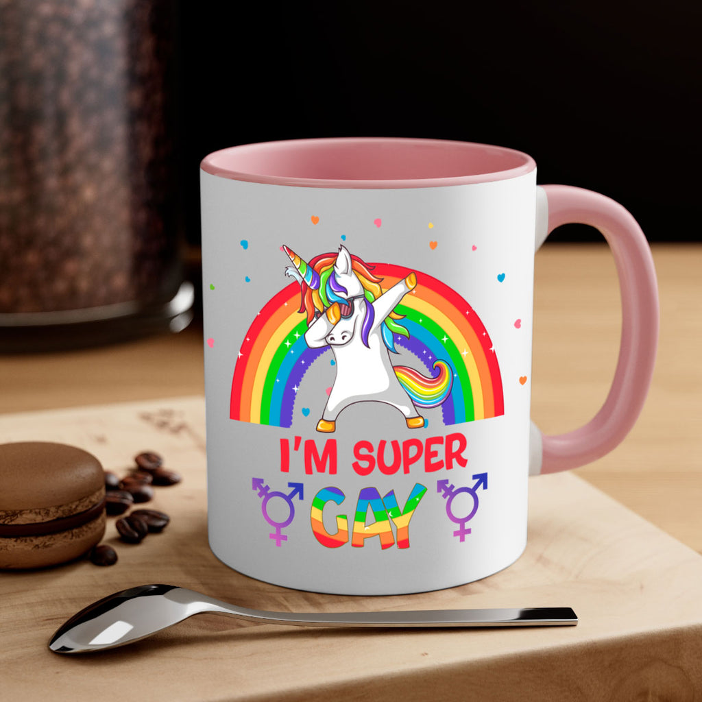 IM Super Gay Lgbt Pride Unicorn Png 44#- lgbt-Mug / Coffee Cup