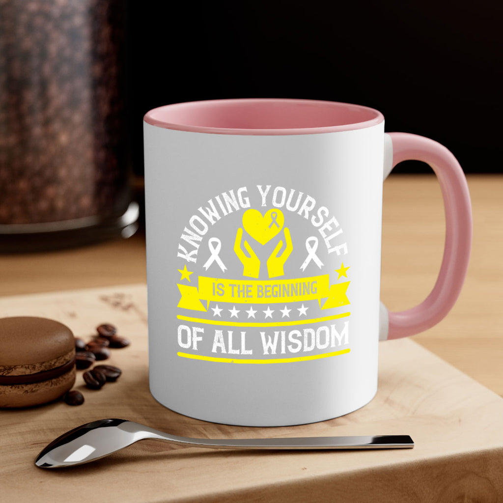 Knowing yourself is the beginning of all wisdom Style 38#- Self awareness-Mug / Coffee Cup