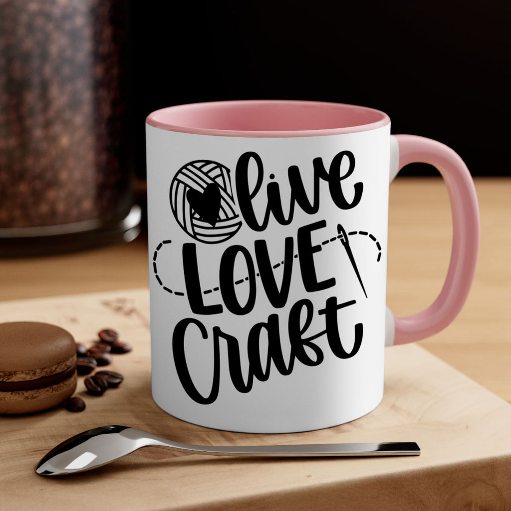 Live Love Craft 15#- crafting-Mug / Coffee Cup