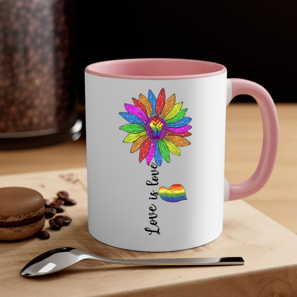 Love Is Love Pride Lgbt Sunflower Png 47#- lgbt-Mug / Coffee Cup