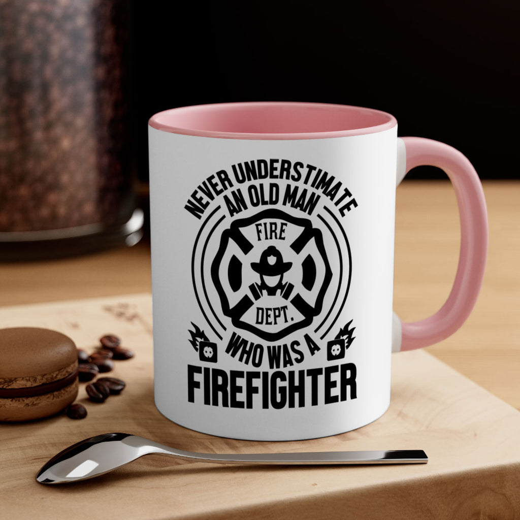 Never understimate Style 48#- fire fighter-Mug / Coffee Cup