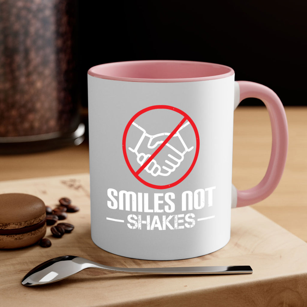 SMILES NOT SHAKES Style 23#- corona virus-Mug / Coffee Cup