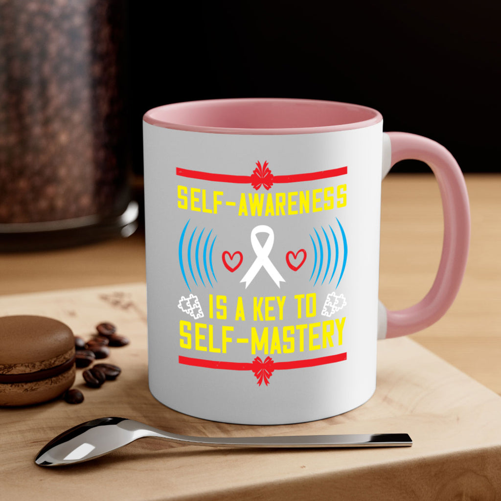 Self wareness is a key to self mastery Style 32#- Self awareness-Mug / Coffee Cup