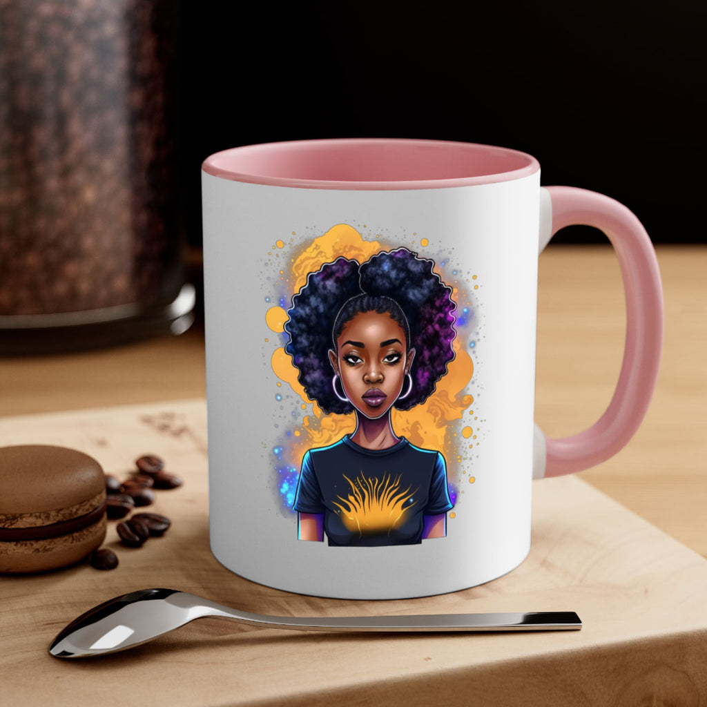 Sparkling Black Girl Design 15#- Black women - Girls-Mug / Coffee Cup